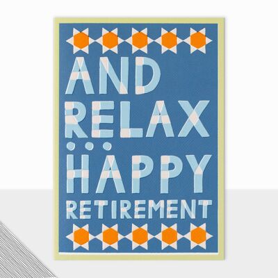 Fontfetti Collection - And Relax Happy Retirement