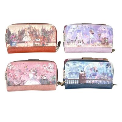Porte-monnaie Sweet Candy Doll avec porte-cartes amovible