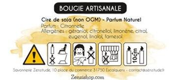 Bougie à la citronnelle 70 g 4