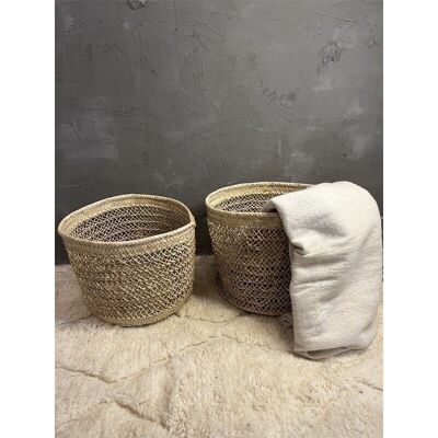 Natural Storage Basket – Handwoven Palm Organizer (Wholesale)