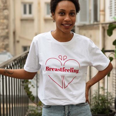 Breastfeeling white nursing t-shirt