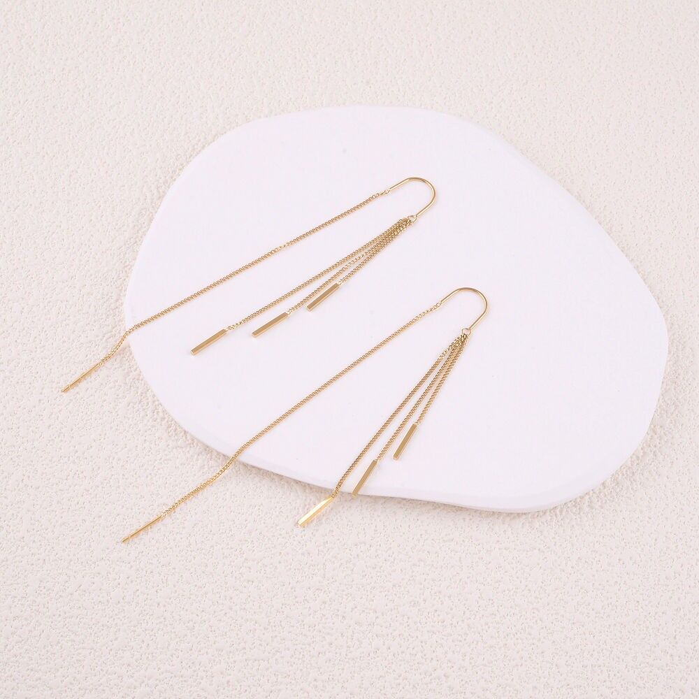 Hängeohrringe - Hängeketten mit Stegen