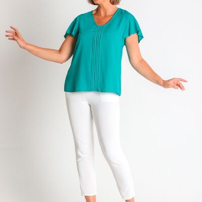 368110L BLOUSE EN VISCOSE AVEC NŒUDS