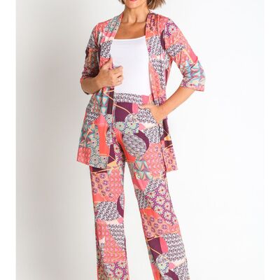 368136L POIDS DE MANTEAU EN TRICOT IMPRIMÉ.RECYCLAGE