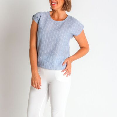 368370L CAMISETA ALGODON TRABILLA HOMBRO