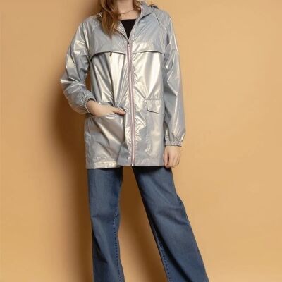 22215- Parka con capucha, impermeable