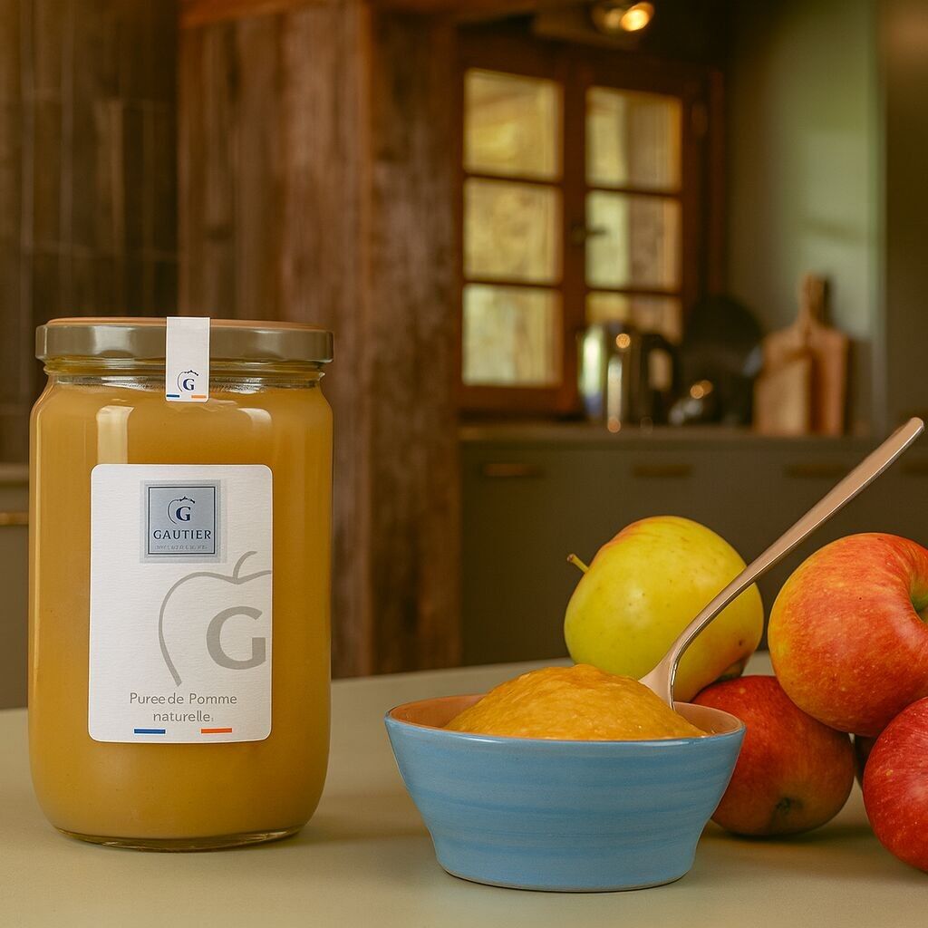 Purée pomme lisse 500g - 100% français / sans sucre ajouté