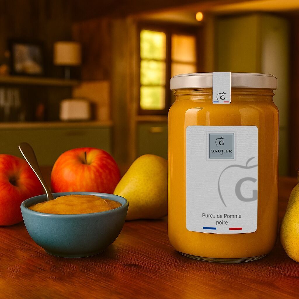 Purée pomme poire 500g - 100% français / sans sucre ajouté