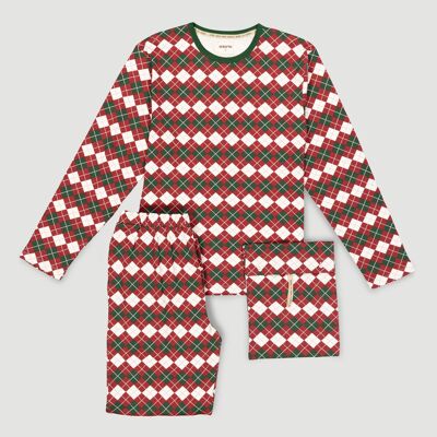 Pijama Algodón Orgánico Xmas Man Comercio Justo
