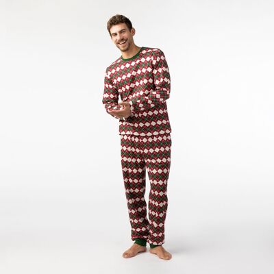 Organic Cotton Christmas Man Pajamas Fair Trade
