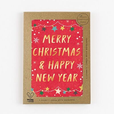Frohe Weihnachten und ein glückliches neues Jahr - Paket