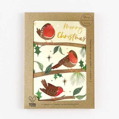 Frohe Weihnachten (Rotkehlchen) - Paket