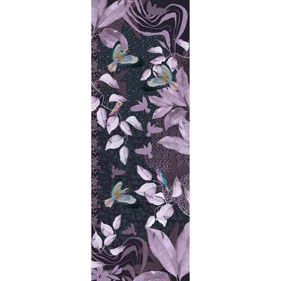 Bufanda grande de cachemira LAURIER AMETHYSTE