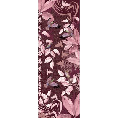 Bufanda grande de cachemira LAUREL ROSE
