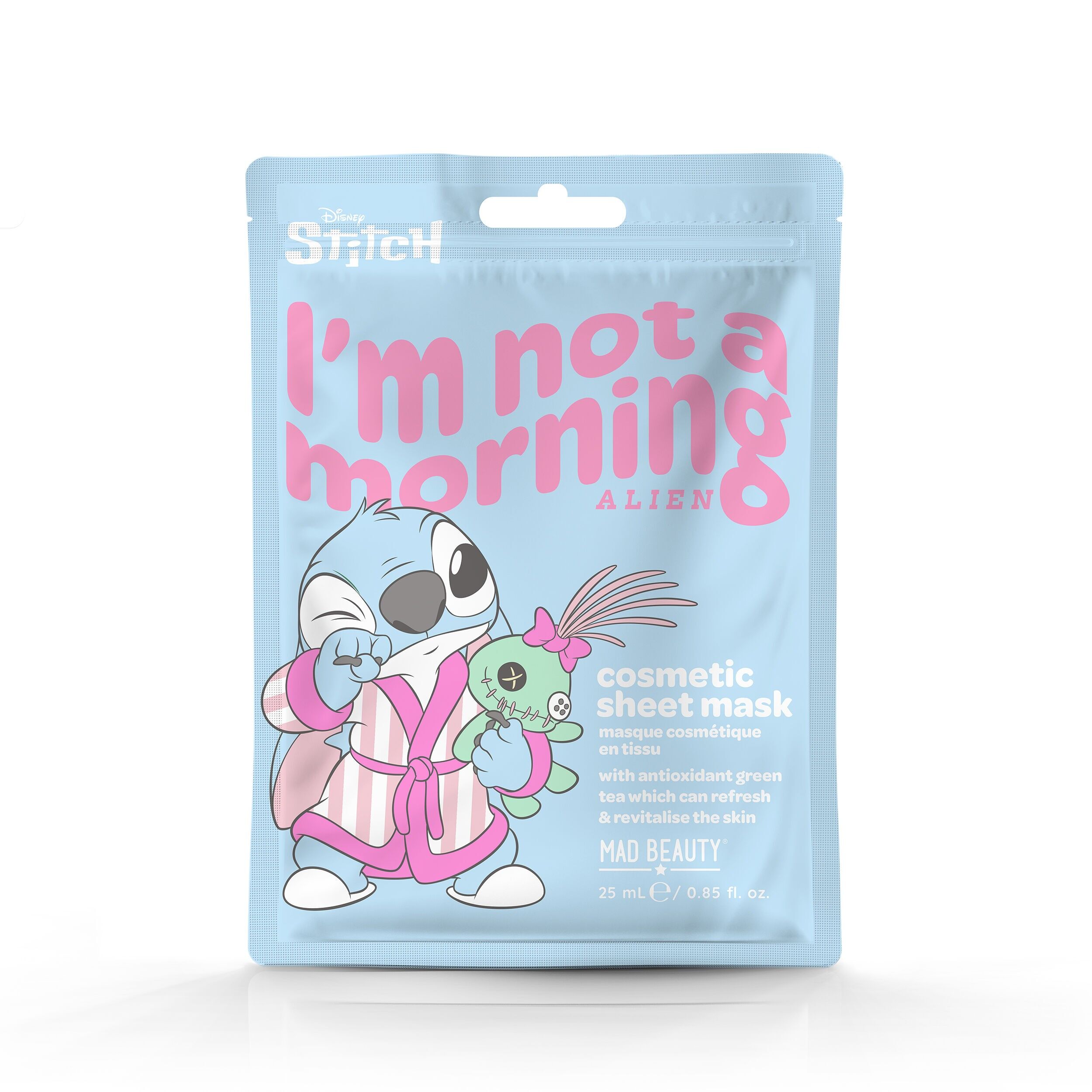 Maschera cosmetica in tessuto Disney Stitch di Mad Beauty