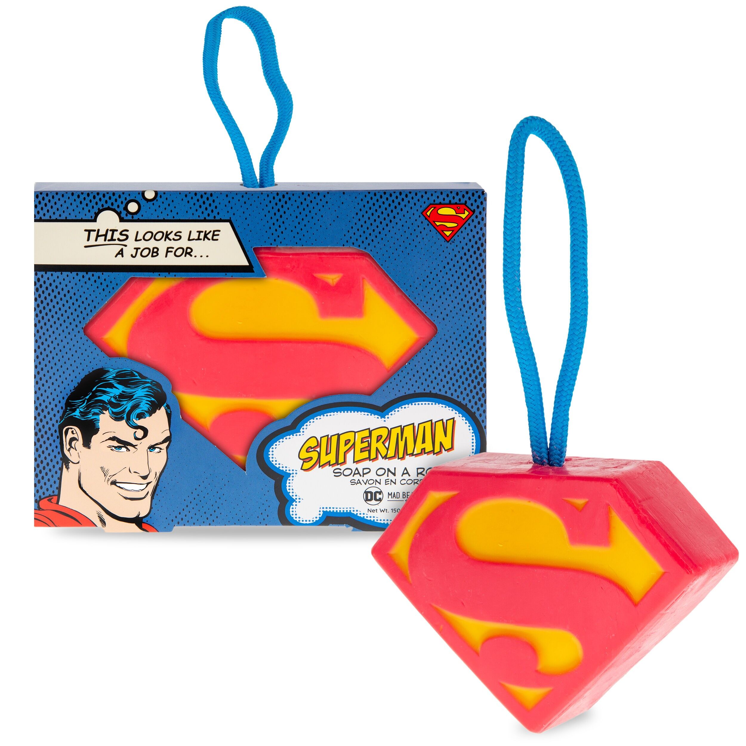 Mad Beauty Warner Bros Superman Sapone su una corda