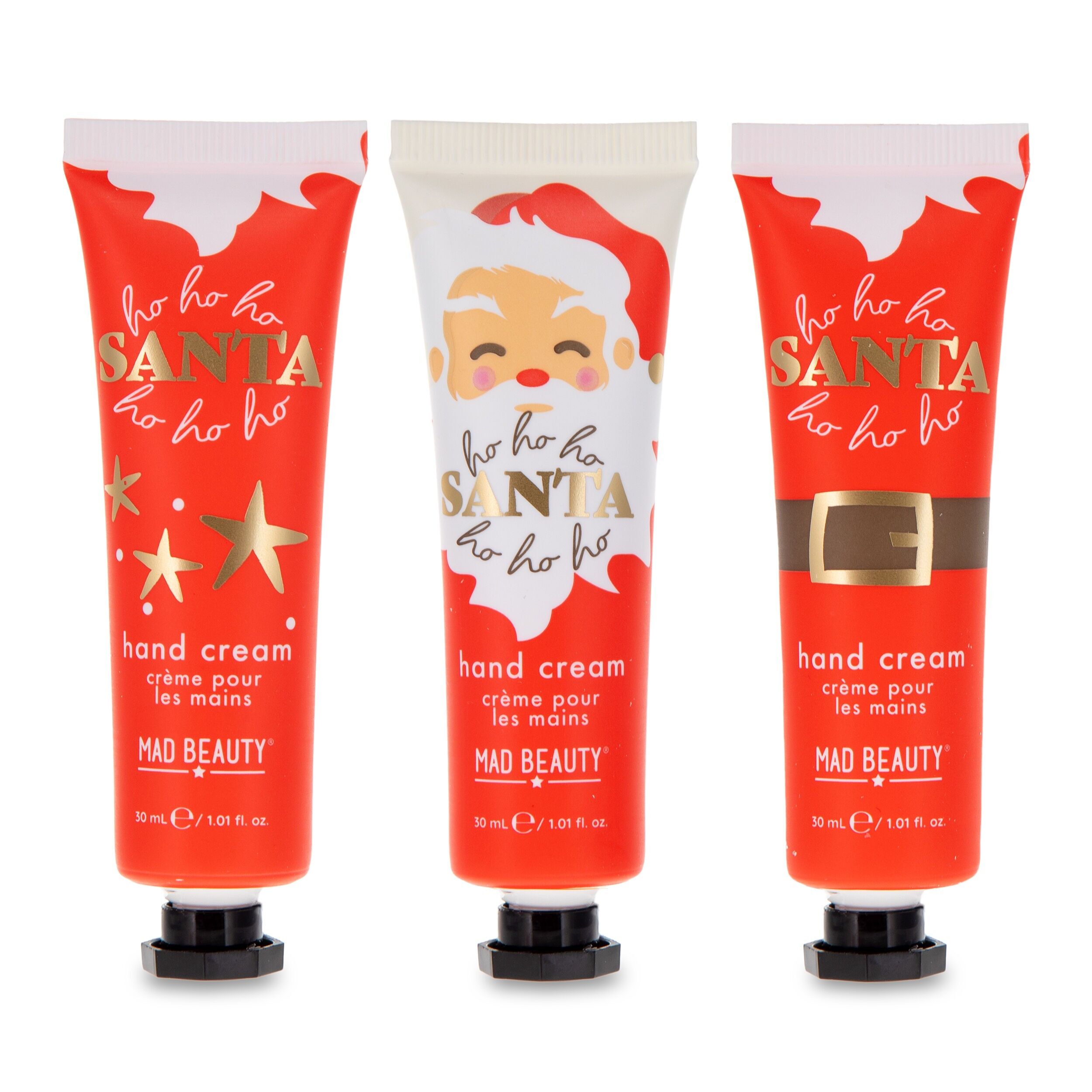 Trio di creme per le mani Mad Beauty Ho Ho Ho Snow Globe