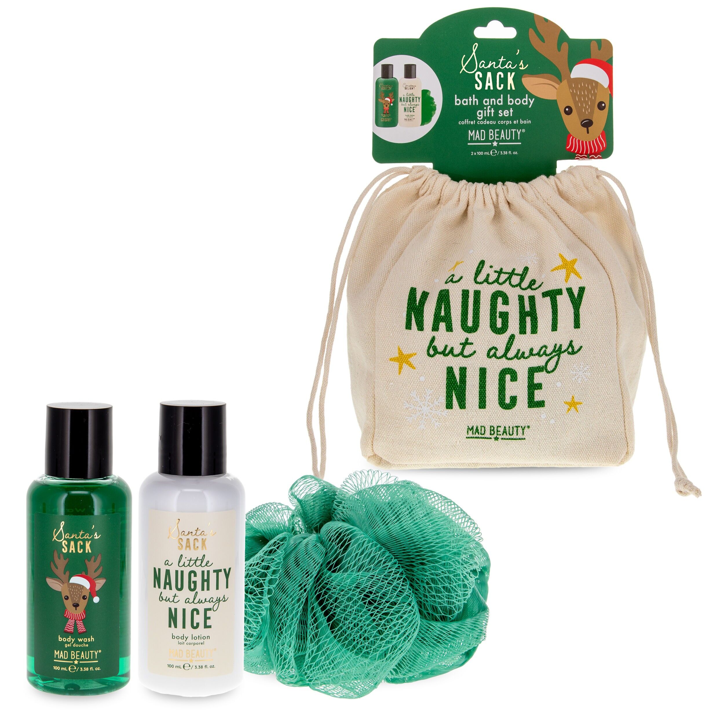 Mad Beauty Santa's Sack Gift Set - Naughty but Nice