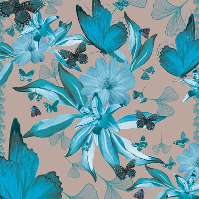 Modal square 90x90 COSMOS TURQUOISE