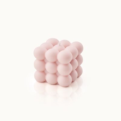 Bubble candle in pink
