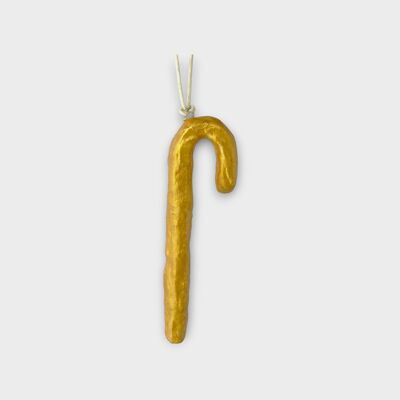 Décoration en forme de canne à sucre – Finition dorée