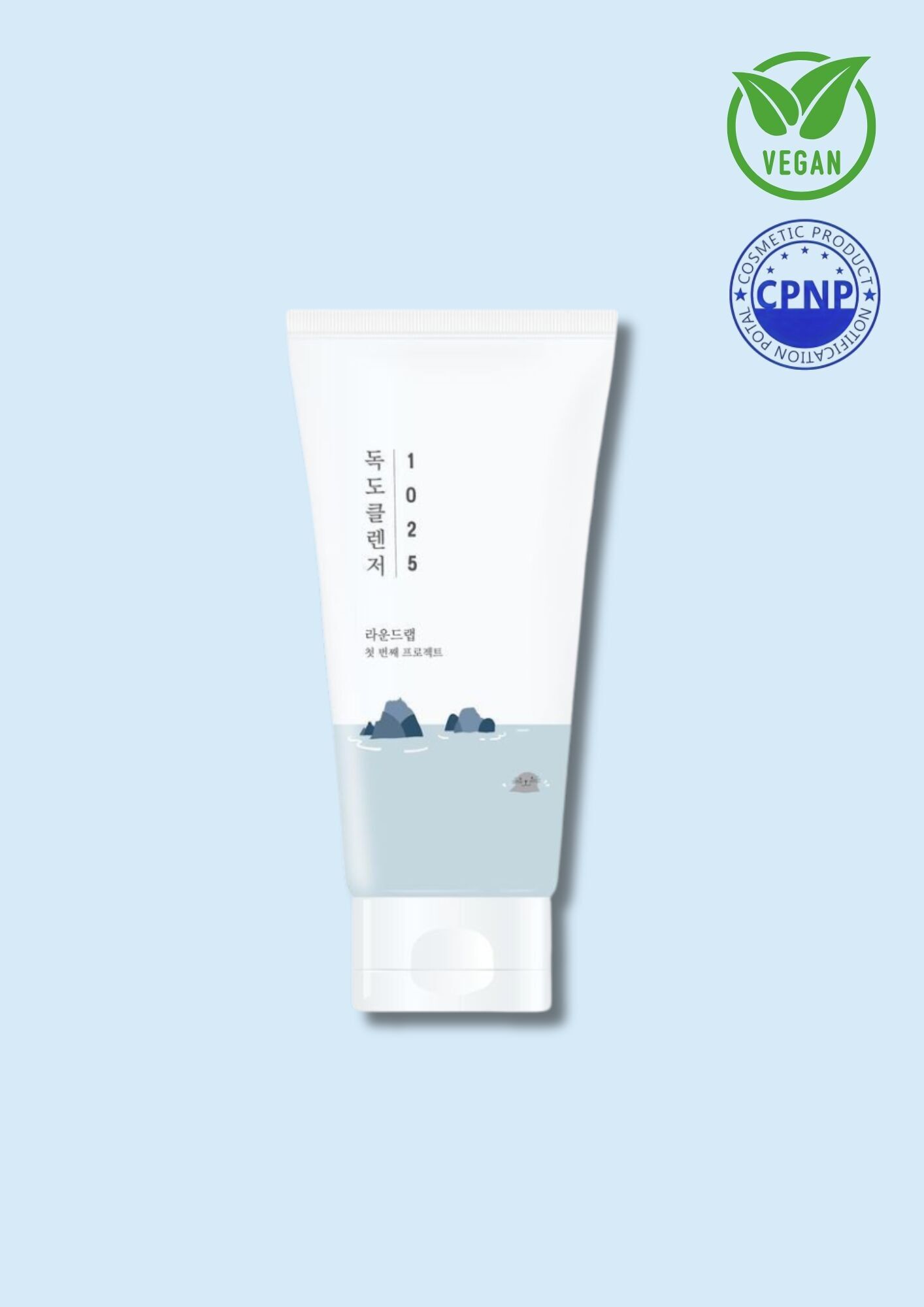 ROUND LAB – 1025 Dokdo Cleanser (Renewal) 150 ml – Sanftes und mineralisches Gesichtsreinigungsgel