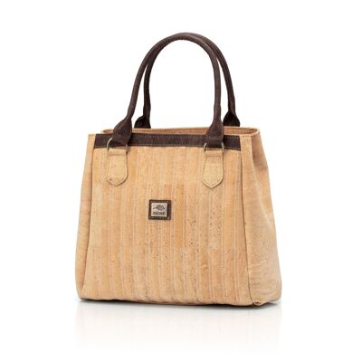 Padded cork handbag