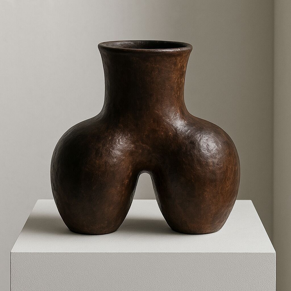 Vaso Coco Fesse in ceramica 23 cm #02