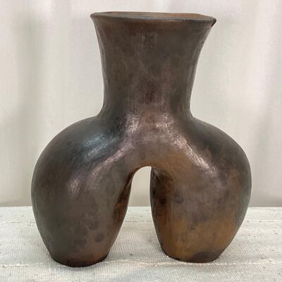 Vase coco fesse céramique 29cm #01