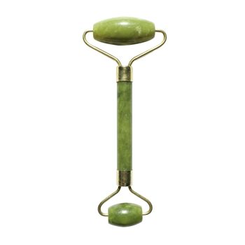 Rouleau Massage – Pierre de Jade Vert – Outil Lifting Visage – Accessoire Beauté Bien-Etre – Housse Fournie 8