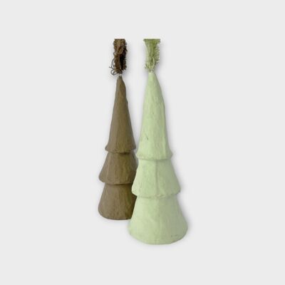 Christmas Tree Ornament – Brown & Green