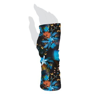 Mitaines réversibles femme COSMOS BLEU
