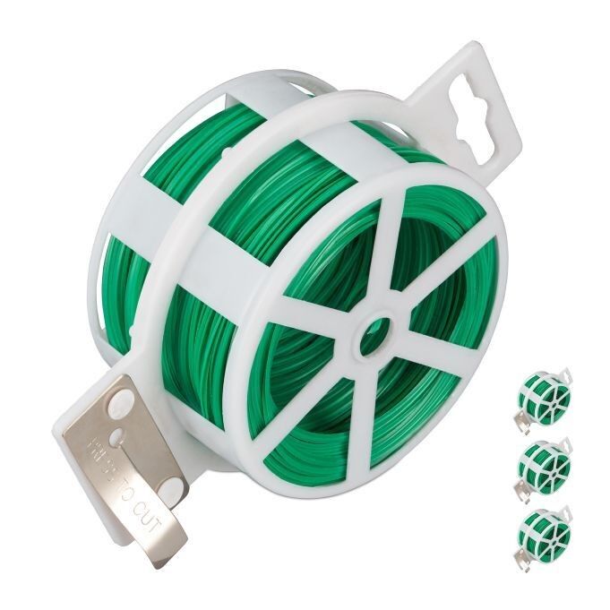 WOODENFURN lot de 4 fils de jardin 50 m