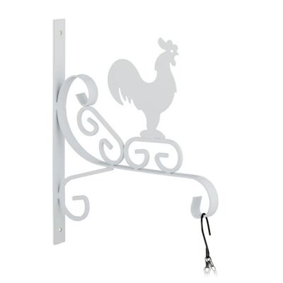 Support de panier suspendu WOODENFURN avec robinet