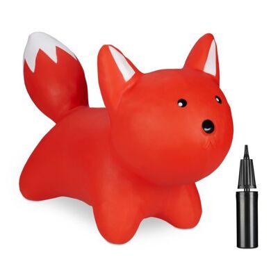 Juguete saltarín WOODENFURN zorro rojo