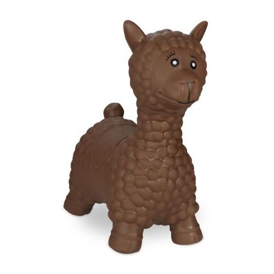 Llama saltarina WOODENFURN en color marrón