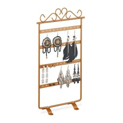Porta pendientes WOODENFURN con forma de corazón