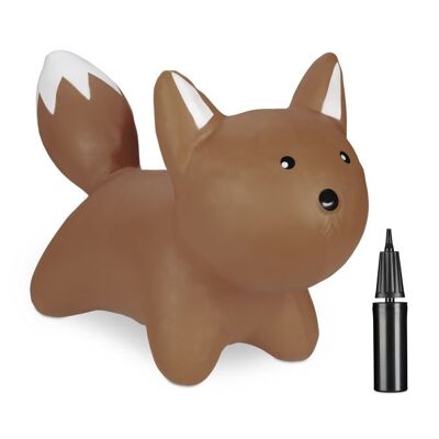 Jouet gonflable renard WOODENFURN en marron