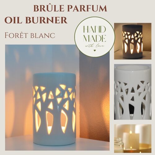 Brûle Parfum – Forêt – Bougeoir Aromathérapie – Fondants, Cires Parfumées – Senteurs d’Ambiance