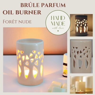 Perfume Burner – Nude Forest – Aromatherapy Candlestick – Fondants, Scented Waxes – Ambient Scents – Gift Idea