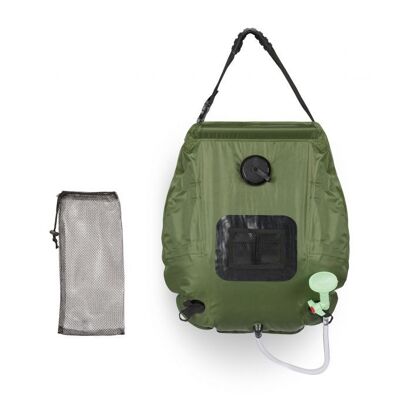 Ducha solar de camping WOODENFURN 20 litros