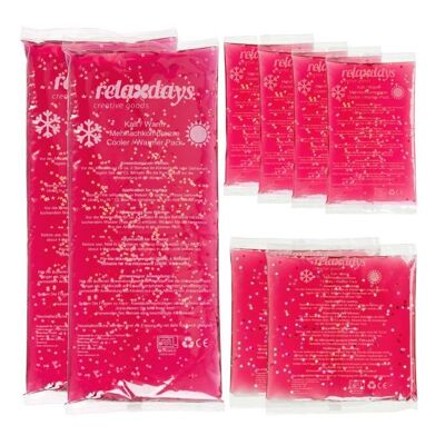 Coussinets rafraîchissants roses WOODENFURN en lot de 8