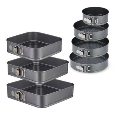 Set di tortiere a cerniera rotonde e quadrate WOODENFURN