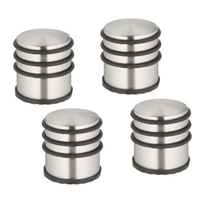 Butées de porte en acier inoxydable WOODENFURN en lot de 4