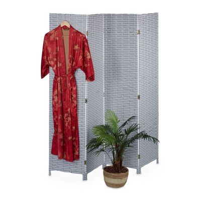 Biombo plegable de 4 piezas WOODENFURN 170 cm