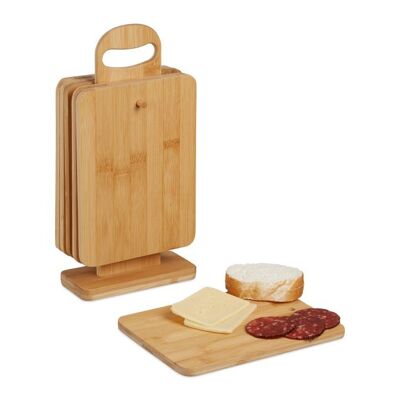 WOODENFURN breakfast board set with stand