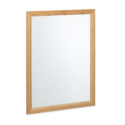 WOODENFURN wall mirror with bamboo frame