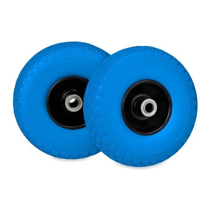 WOODENFURN lot de 2 roues de brouette 3.00-4