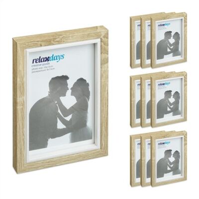 WOODENFURN set of 10 picture frames 10x15