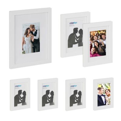 WOODENFURN picture frames set of 7